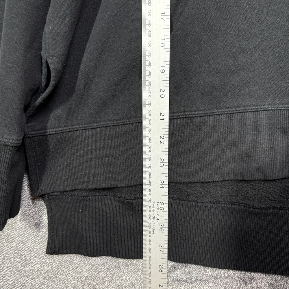 Calvin Klein JeansHoodie Womens Large Black Logo Pullover Sweatshirt - Picture 6 of 7
